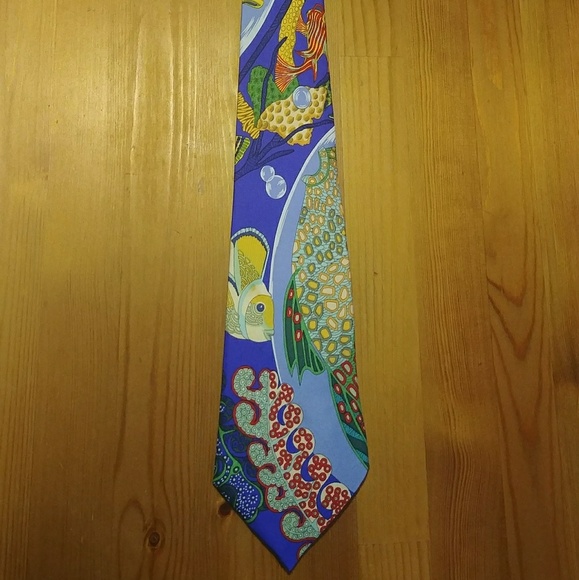 *SOLD* EUC RARE HERMES PARIS SILK TIE - Picture 4 of 6